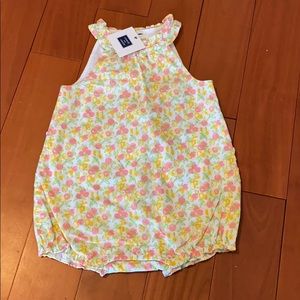 Janie and Jack NWT girls floral romper